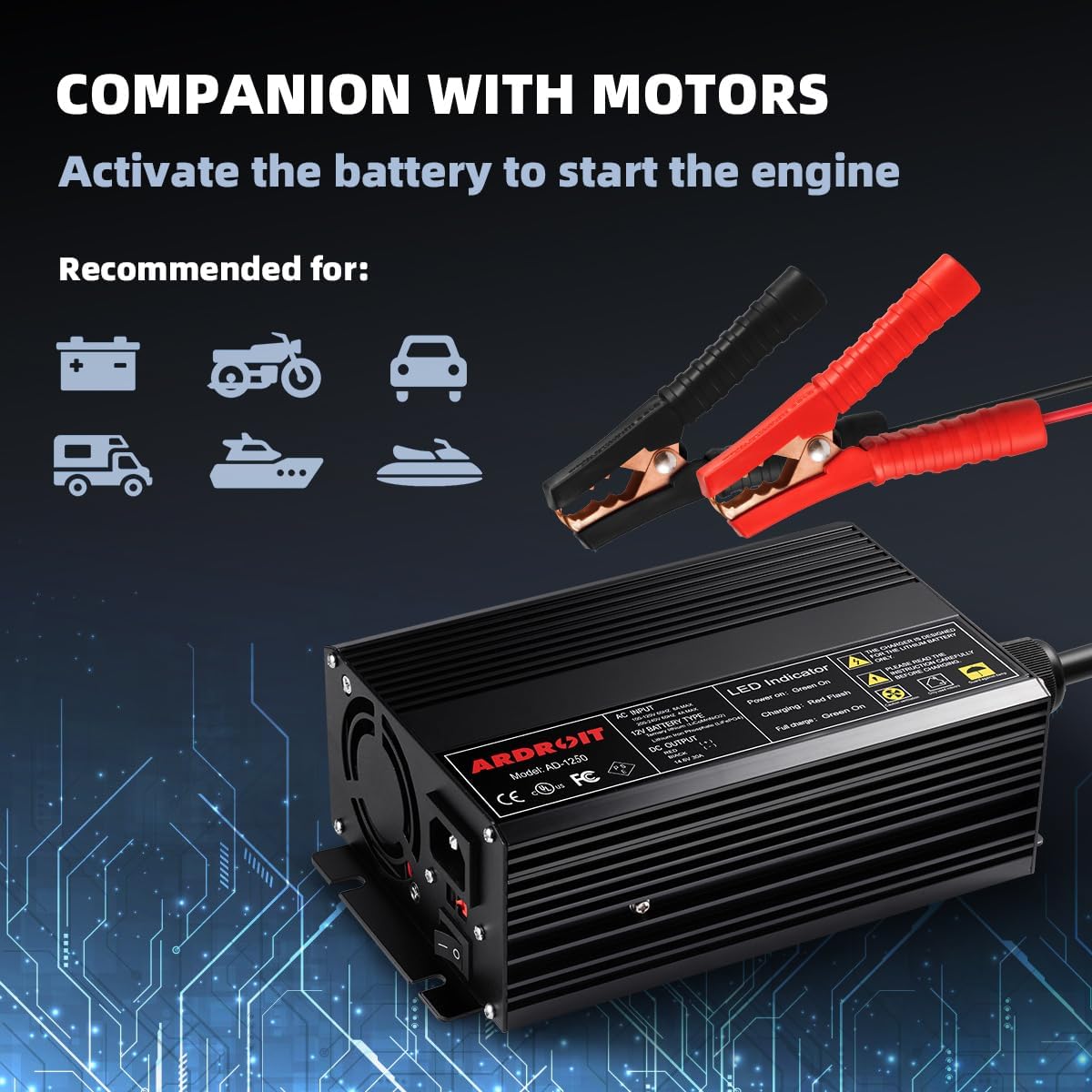 14.6V 50A LifePO4 Battery Charger