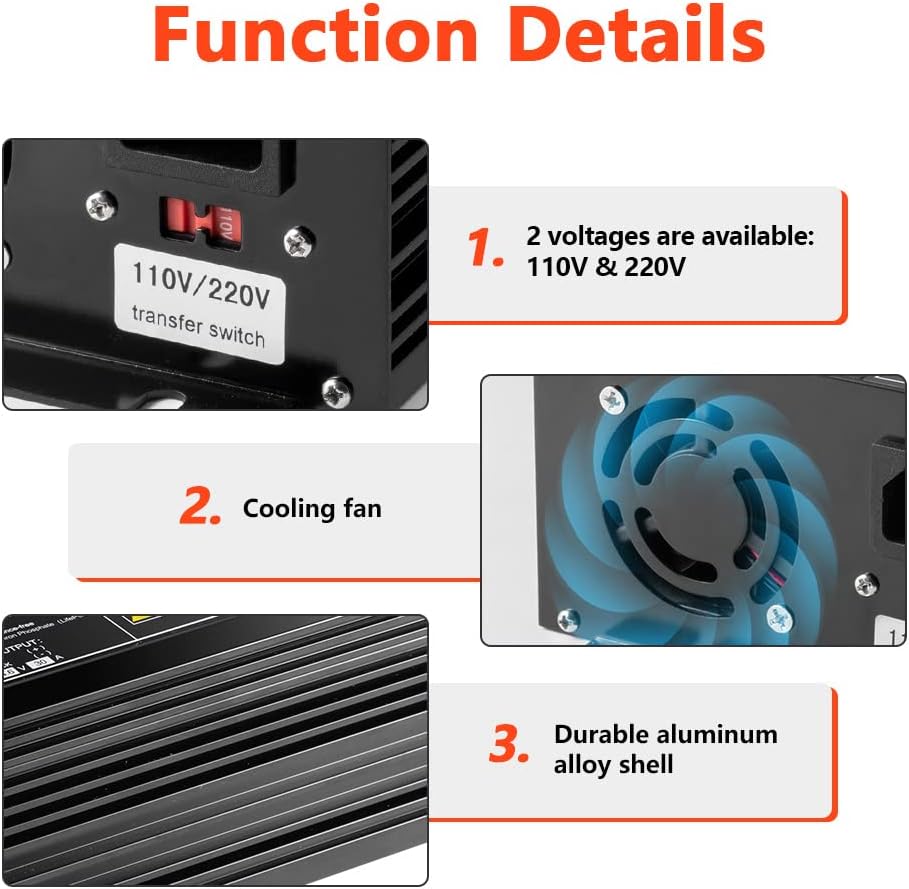 24V 20A LifePO4 Battery Charger